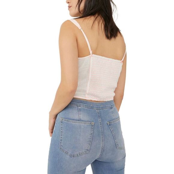 Free People | Cotton Eyelet Corset Top - Picture 4 of 10